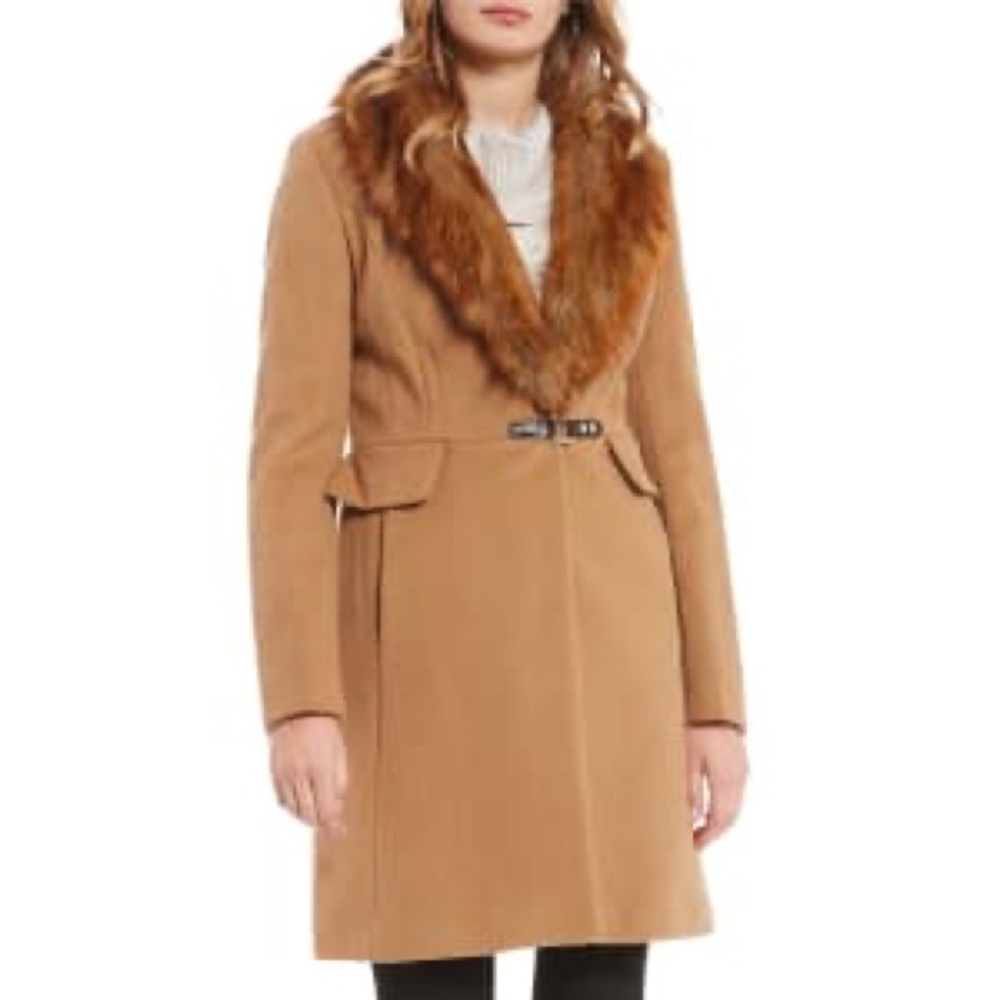 Ivanka Trump faux fur coat